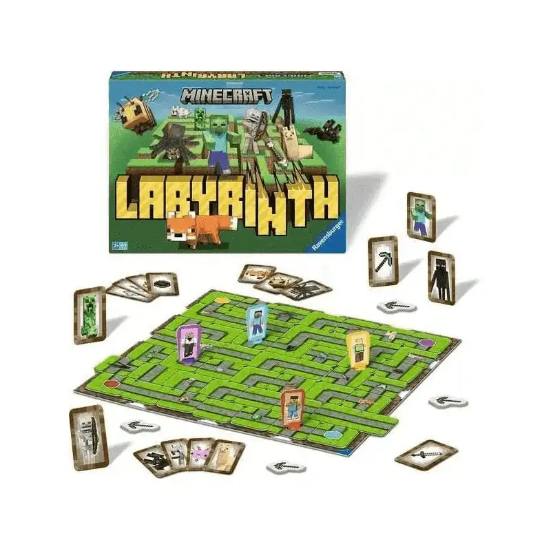 Ravensburger Labyrinth: Minecraft – Juego de Mesa Familiar