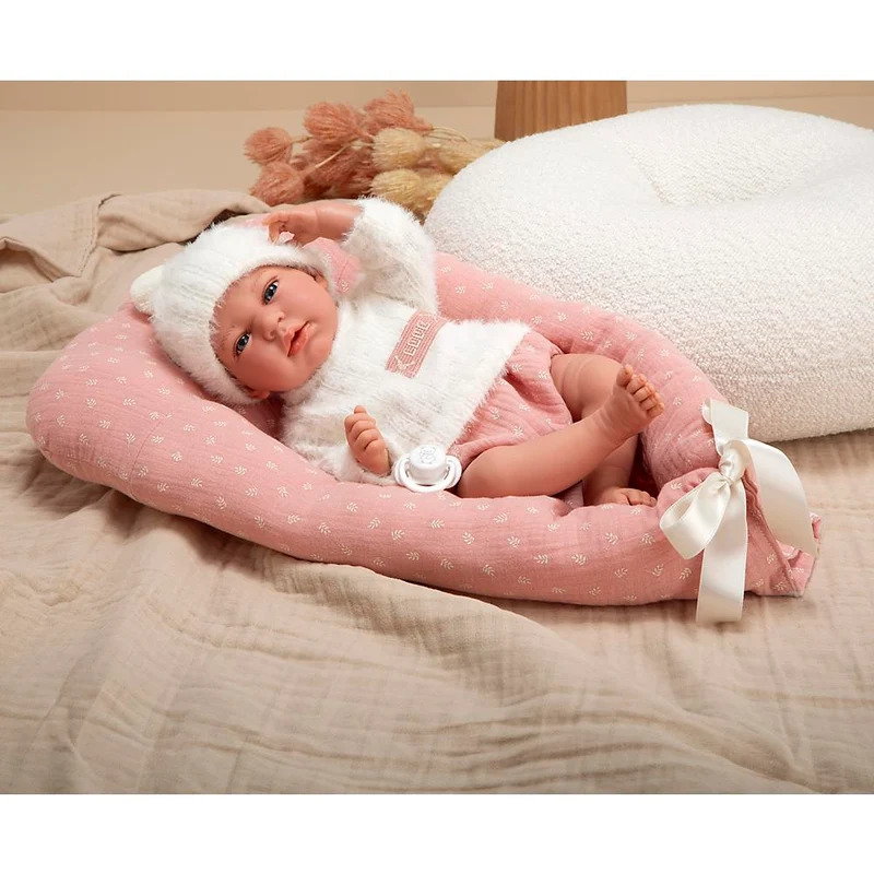 Muñeco Elegance Andie Rosa con Cojín 40 cm