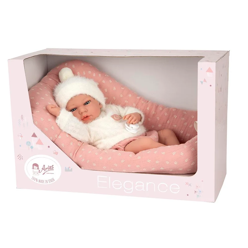 Muñeco Elegance Andie Rosa con Cojín 40 cm