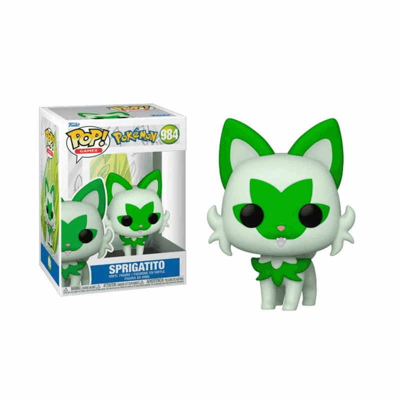 Funko Pop Games Pokemon Sprigatito - Figura Coleccionable Adorable