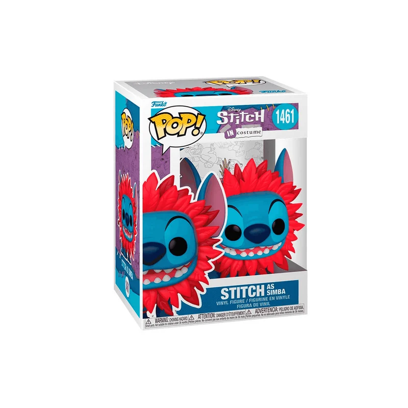 FUNKO POP Stitch como Simba 1461 Lilo y Stitch
