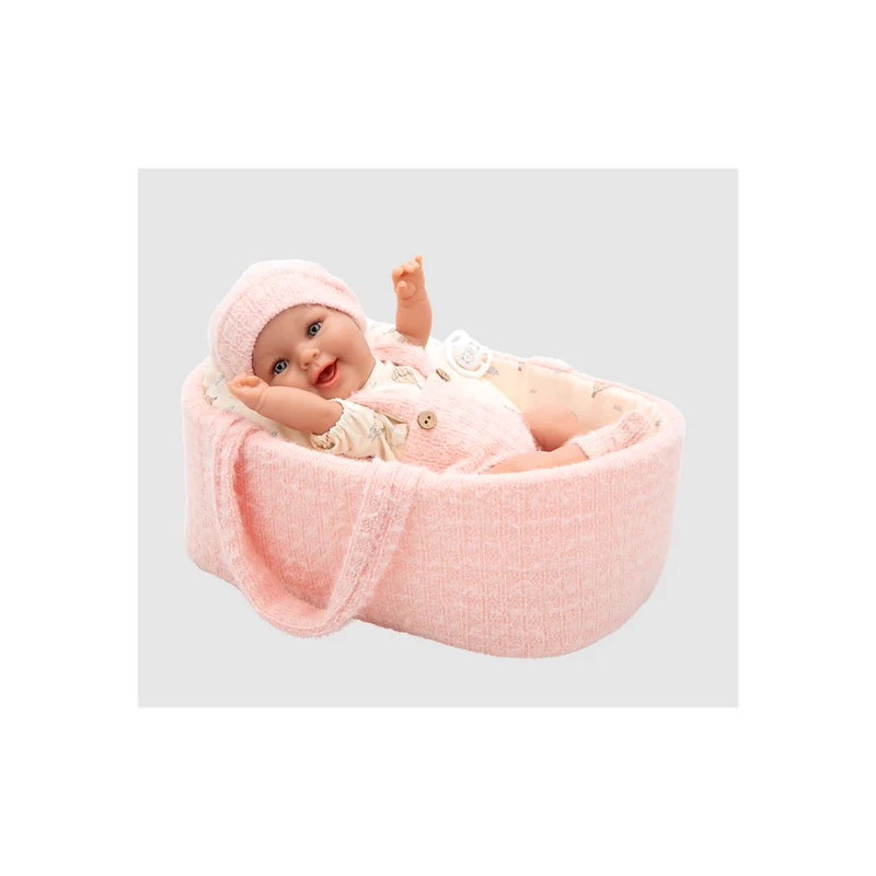 Muñeca Elegance Gadi Rosa 33 cm con capazo