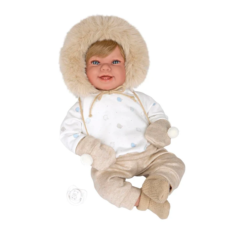 Muñeca Bebé Elegance Zoe Beige de 45 cm- Muñecas Arias
