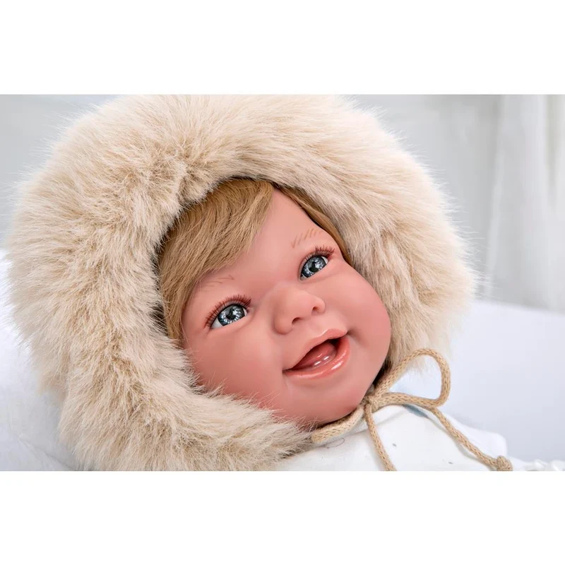 Muñeca Bebé Elegance Zoe Beige de 45 cm- Muñecas Arias