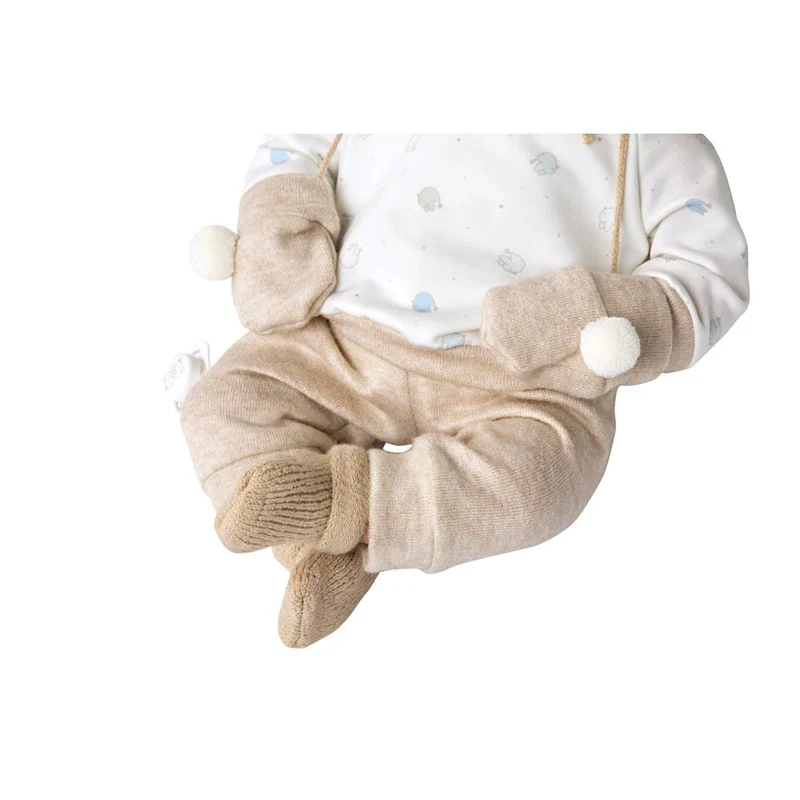Muñeca Bebé Elegance Zoe Beige de 45 cm- Muñecas Arias
