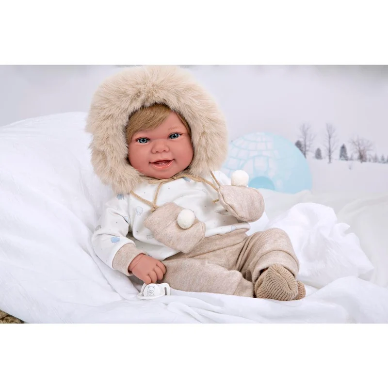 Muñeca Bebé Elegance Zoe Beige de 45 cm- Muñecas Arias