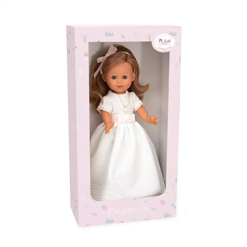 Muñeca de Comunión Elegance rubia de 42 cm de Arias