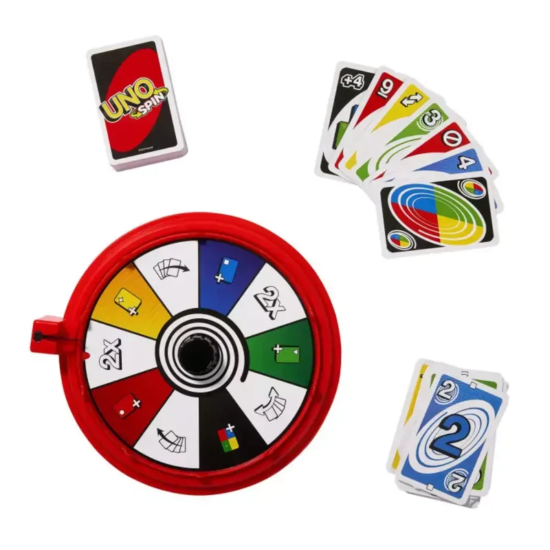 UNO Spin – Juego de cartas con ruleta y nuevas acciones para girar la partida