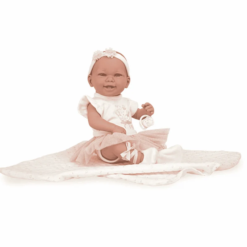 Muñeco Elegance de 42 cm Zoe bailarina con manta
