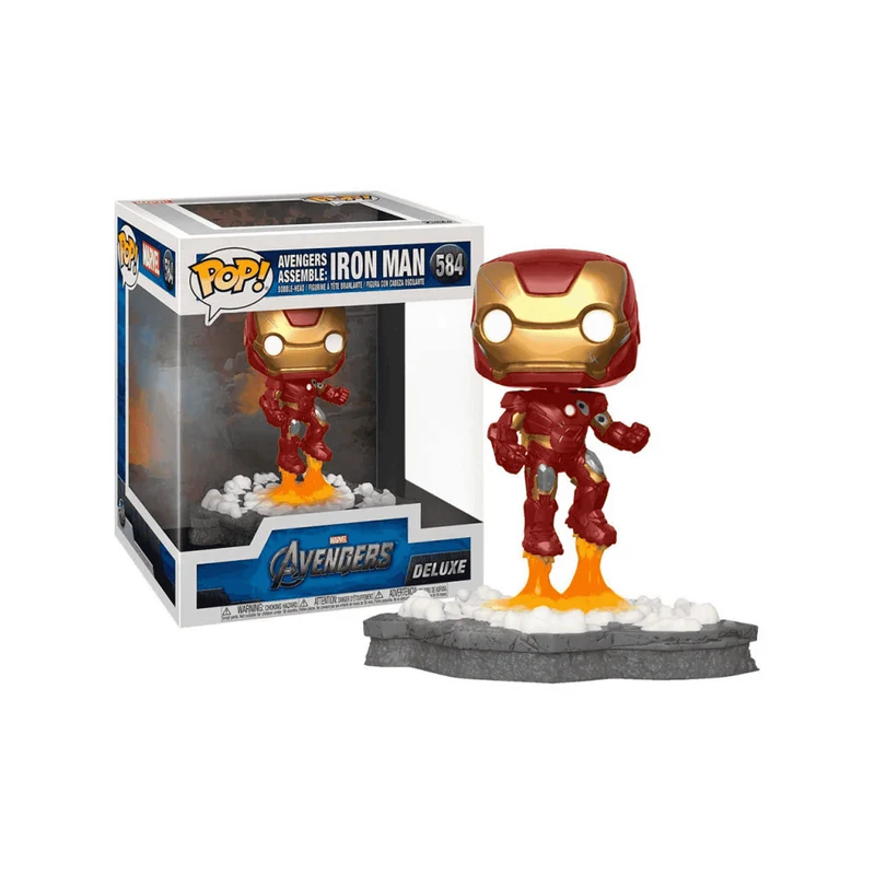 Funko POP Deluxe Avengers Figura Iron Man Assemble Series