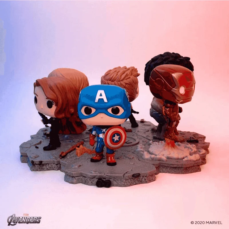 Funko POP Deluxe Avengers Figura Iron Man Assemble Series