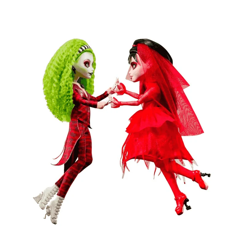 Monster High Skullector - Pack de 2 Muñecos Bitelchús y Lydia Deetz