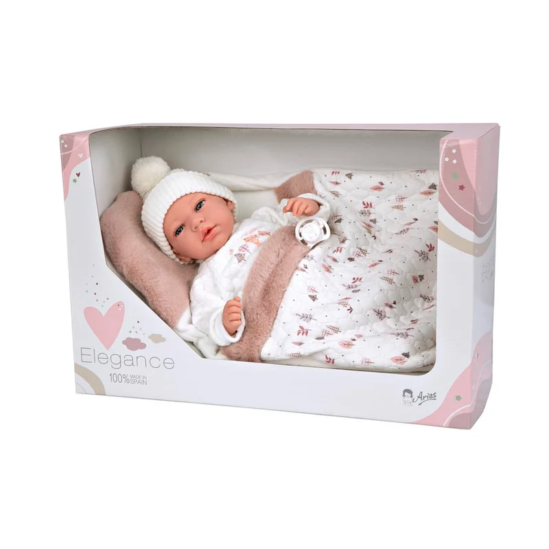 Muñeca Arias Elegance Andie Rosa con Saquito 40 cm