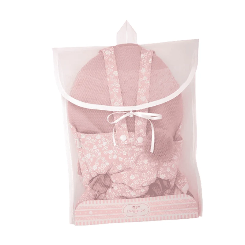 Muñecas Arias Portabebé Rosa Para Muñecos 40 45 cm