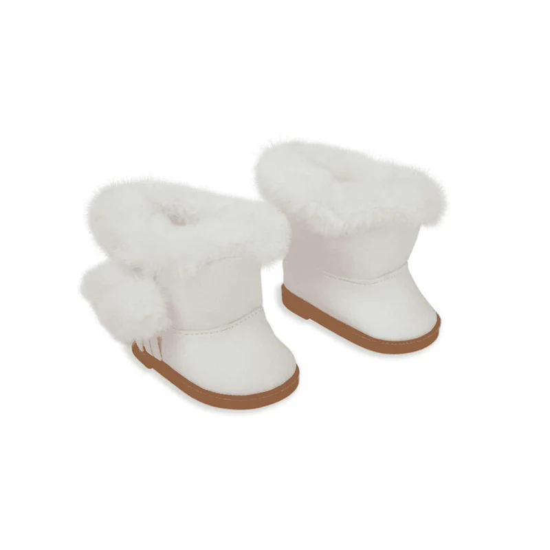 Muñecas Arias Set Botas Blancas con Pelo 45 cm