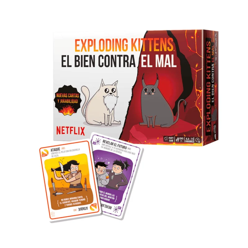 Exploding Kittens el Bien Contra el Mal