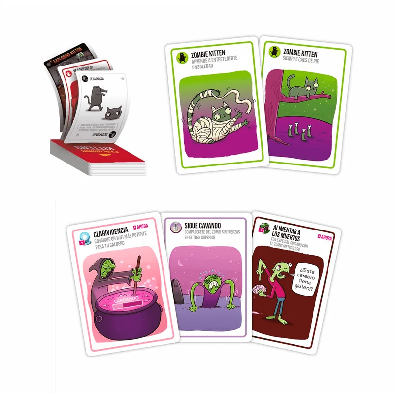 Juego de Mesa Zombie Kittens