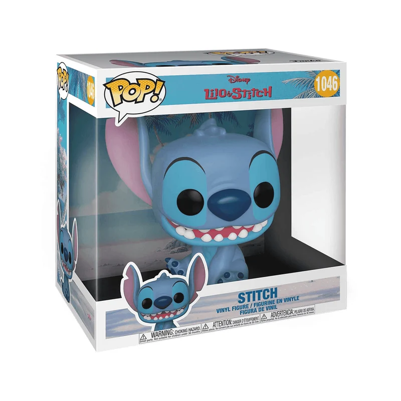 Figura Funko Pop Jumbo Lilo & Stitch Stitch: Ideal para fans y coleccionistas.
