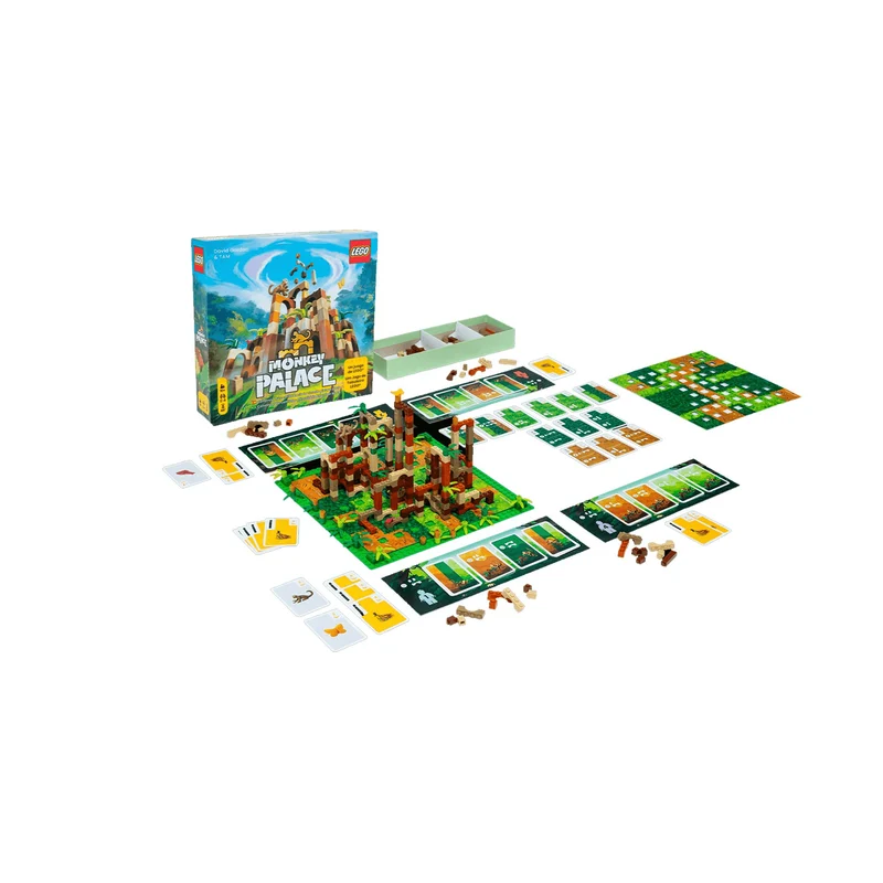 Juego de Mesa Monkey Palace: Construye el Palacio del Mono