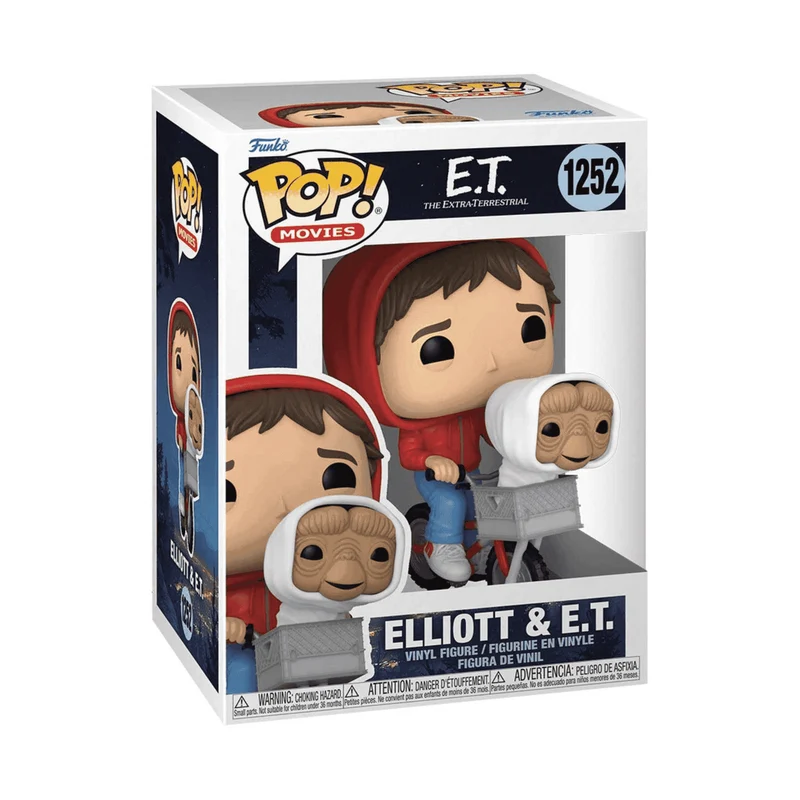 Funko POP Movies ET Elliott con ET en bicicleta