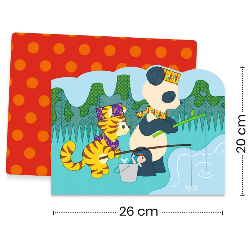 Colorear Mágico con agua Escondido afuera · DJECO