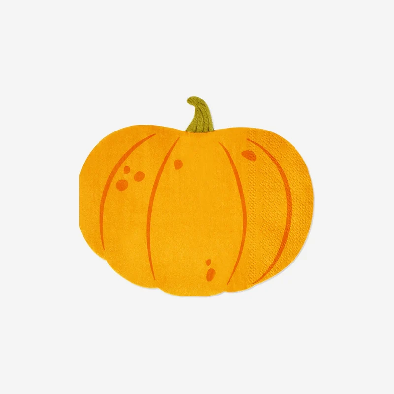 Pumpkin napkins - 16 pcs