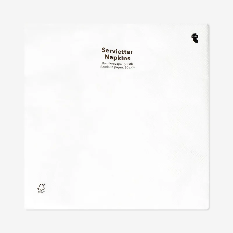 White napkins - 50 pcs