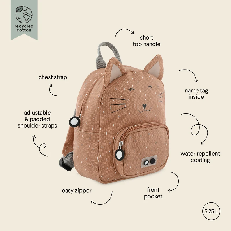 Mochila Pequeña Gato · Trixie