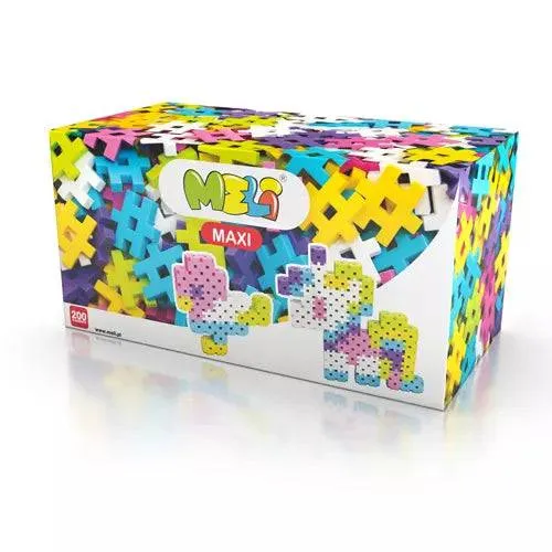 Bloques Meli · Maxi Pastel 200 piezas