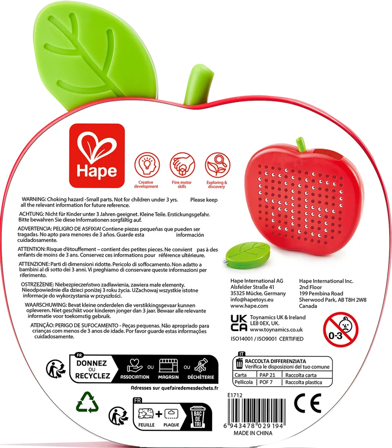 Manzana Pizarra Magnética · Hape
