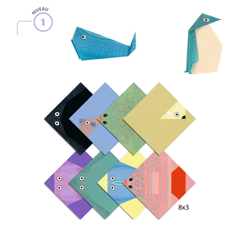 Papiroflexia Origami Animales Polares · DJECO