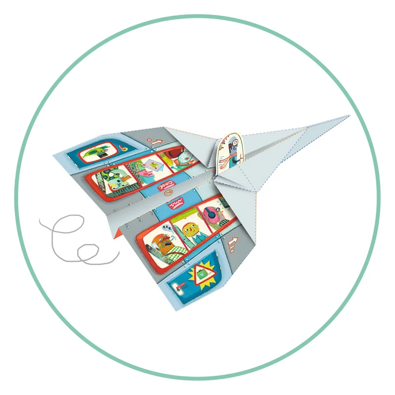 Papiroflexia Origami Aviones · DJECO