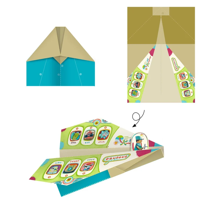 Papiroflexia Origami Aviones · DJECO