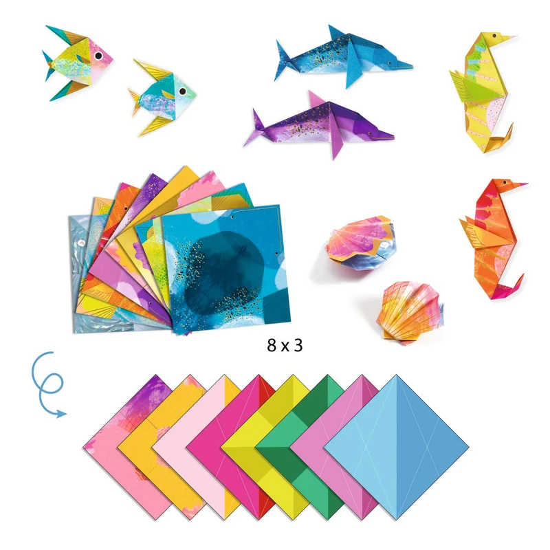 Papiroflexia Origami Animales Marinos · DJECO
