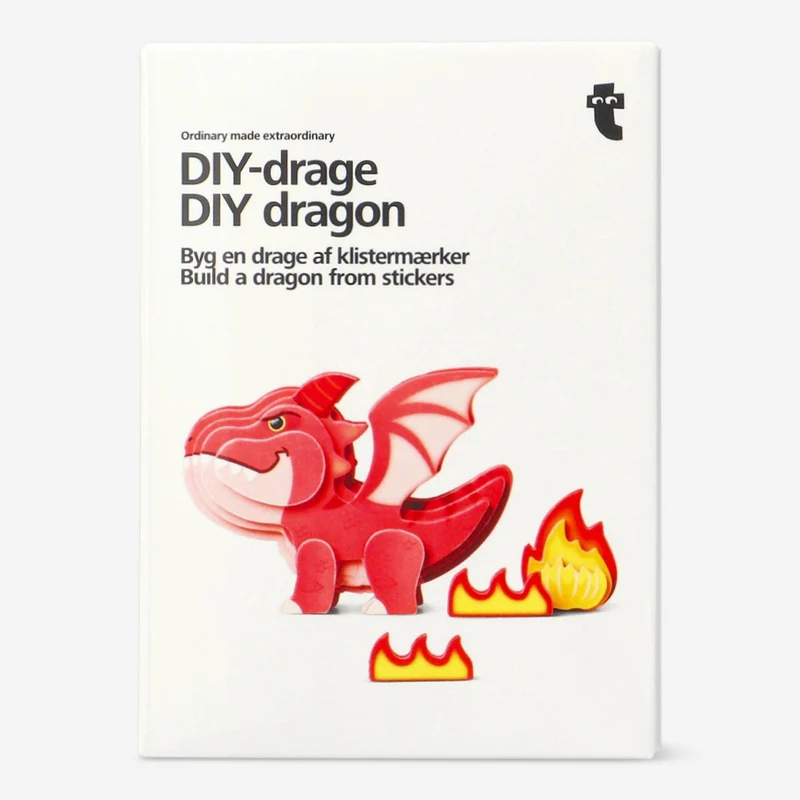DIY sticker dragon