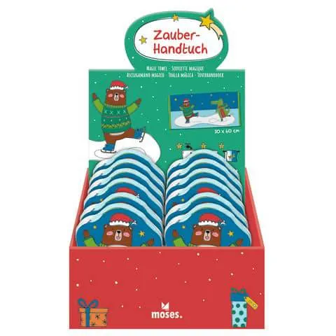 Toalla Mágica Amigos de la Navidad Moses
