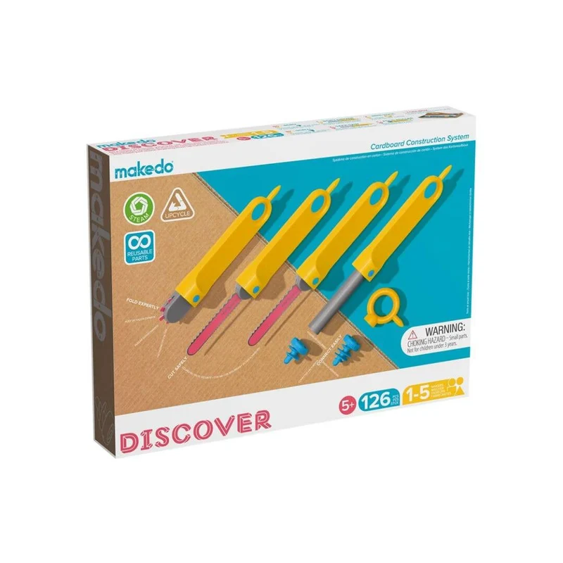 Discover Kit 126 piezas Makedo