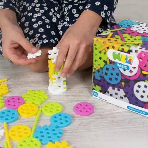 Bloques Meli · Basic Constructor Set 60pcs Pastel