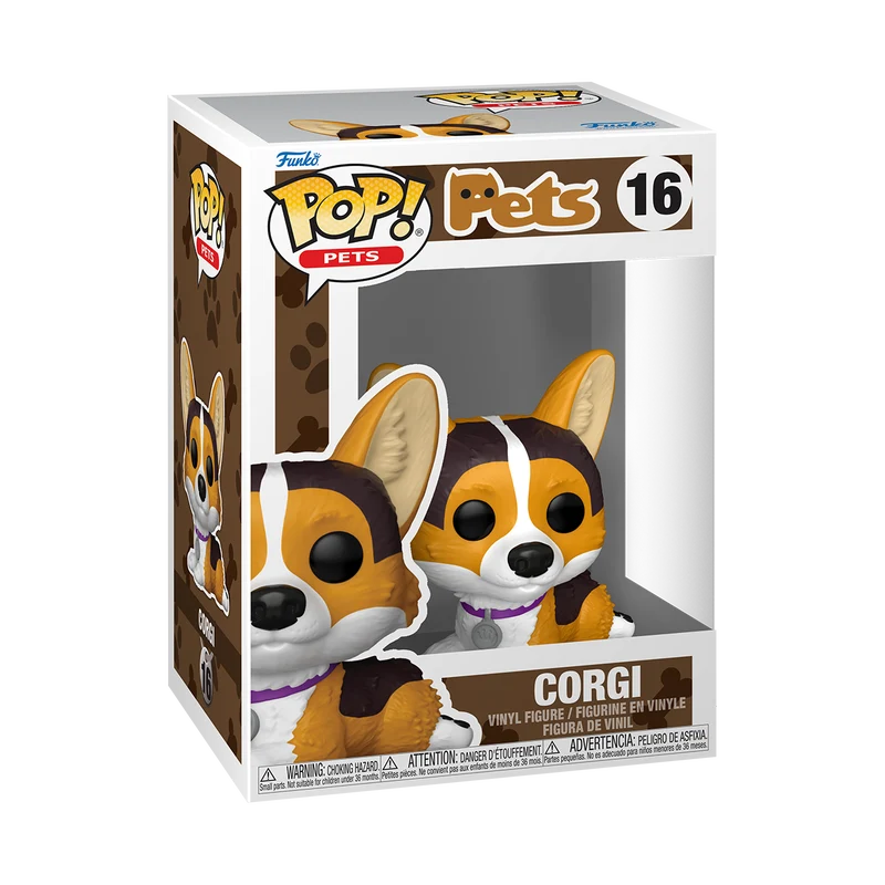 Funko Pop Pets: Mascotas - Corgi