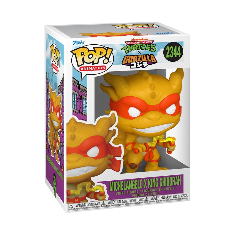 Funko Pop Animation: Godzilla x TMNT Tortugas Ninja - Mike Ghidorah