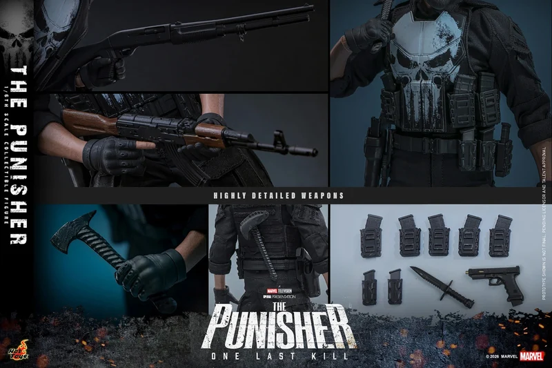 Hot toys Television Masterpiece Series: Marvel The Punisher One Last Kill - Punisher Escala 1/6