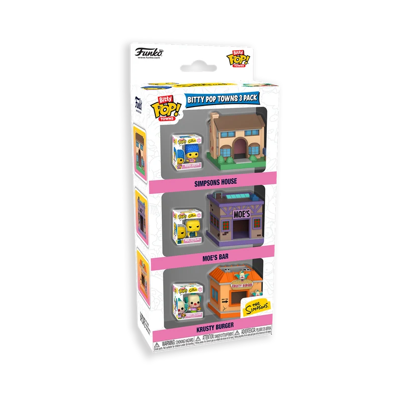 Funko Bitty Pop Town: Simpsons - Springfield 3 Pack