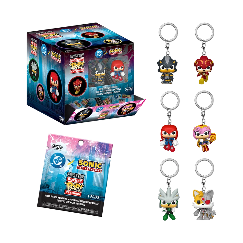 Funko Pop Keychain: Justice League Sonic - UNITARIO