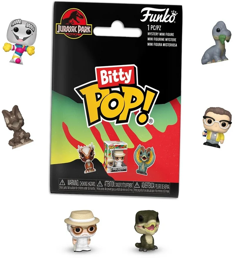 Funko Bitty Pop Singles: Jurassic Park 24 - UNITARIO