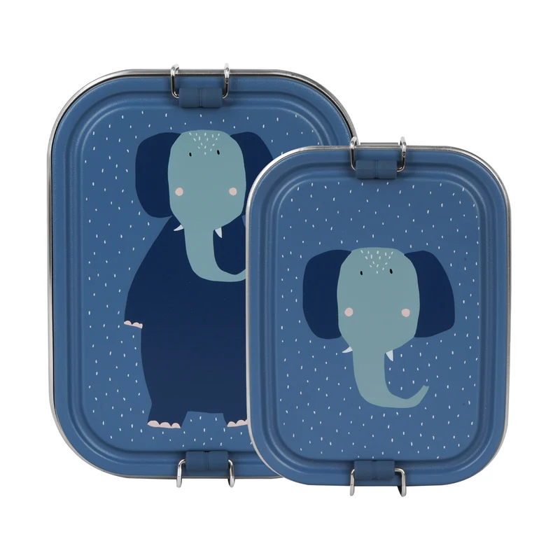 Tupper acero pequeño · Mrs. Elephant · Trixie