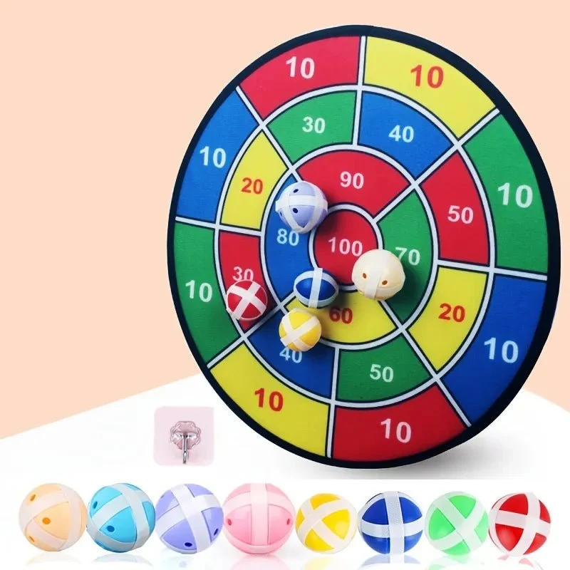 Large Sticky Ball Toy Set - Indoor & Outdoor Dart Fun