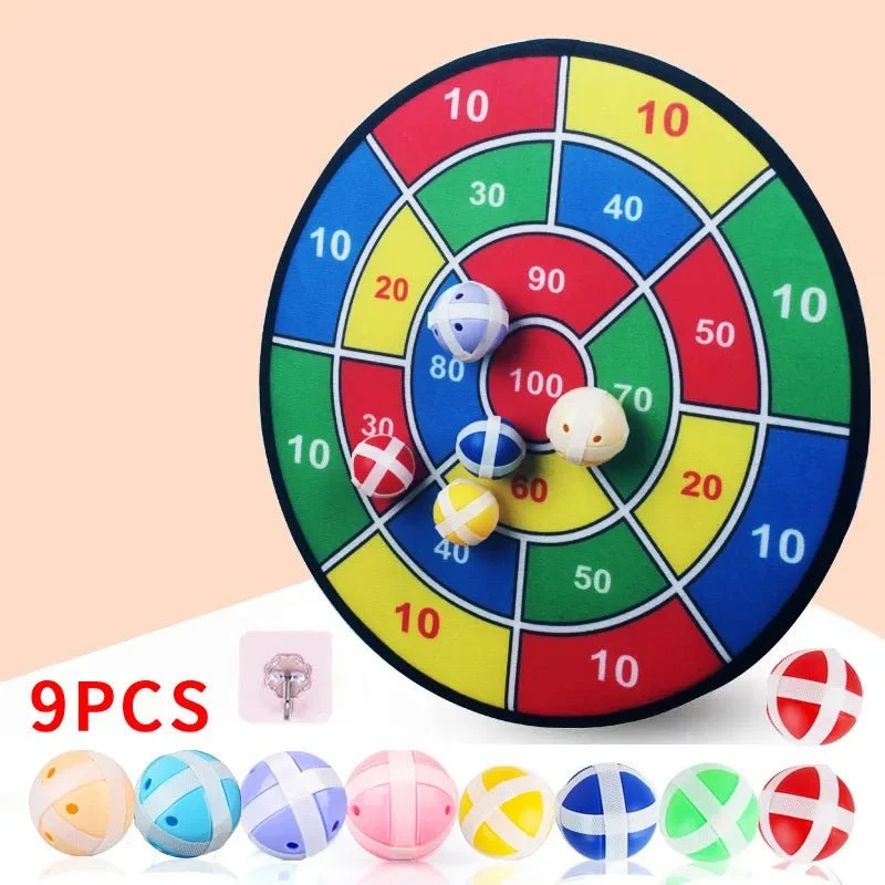 Large Sticky Ball Toy Set - Indoor & Outdoor Dart Fun