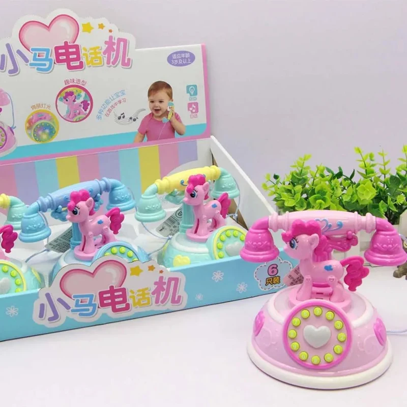 Kids' Cartoon Cellphone Toy - Light & Sound Educational Telephone