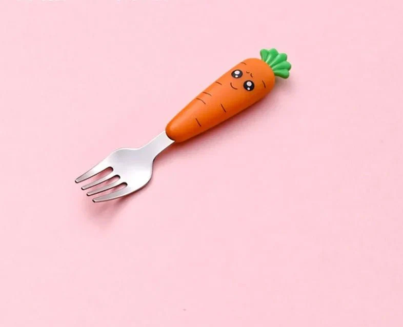 Cartoon Baby Fork & Spoon Set - 1/3PCS Kid Tableware