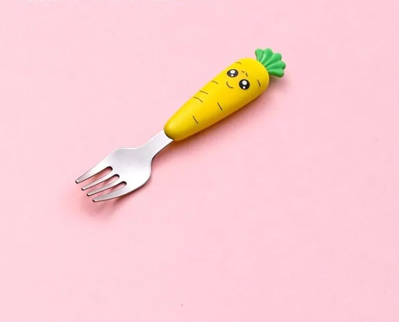 Cartoon Baby Fork & Spoon Set - 1/3PCS Kid Tableware